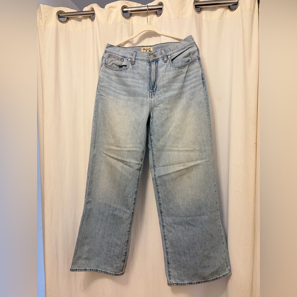 Madewell Light Blue Wide-Leg Jeans